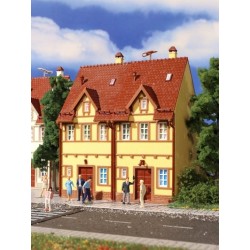 Vollmer 43844 Reihen-Doppelhaus (gelb)