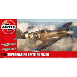 Airfix A05117A 1/48 Supermarine Spitfire Mk.XII. Plastikmodellbausatz eines britischen WWII Kampfflugzeugs