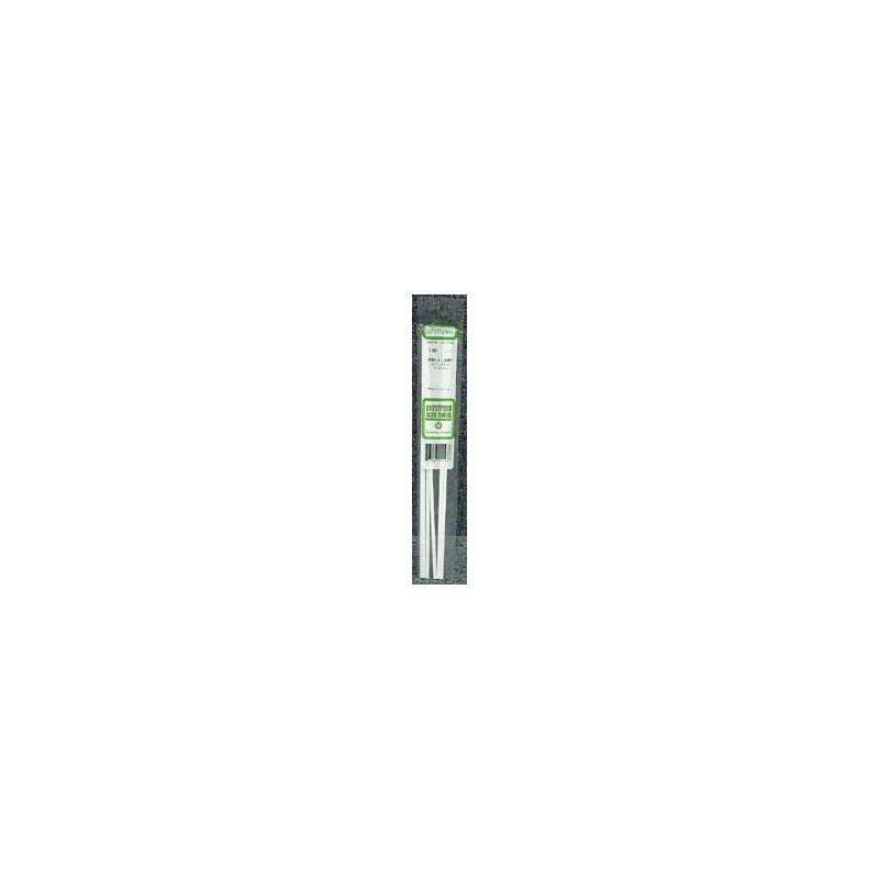 EVERGREEN Vierkantprofile – Polystyrol, 350x3,20x6,30 Mm, 5 Stück, Für Modellbau & Basteln
