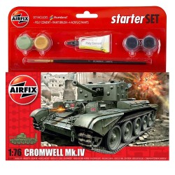 Airfix A55109 1/76 Small Starter Set, Cromwell Mk.IV Tank