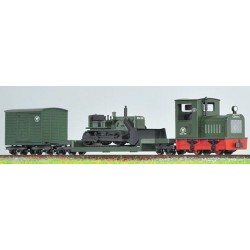Minitrains 5096 Wolli-Bau Set mit Gmeinder Planierraupe