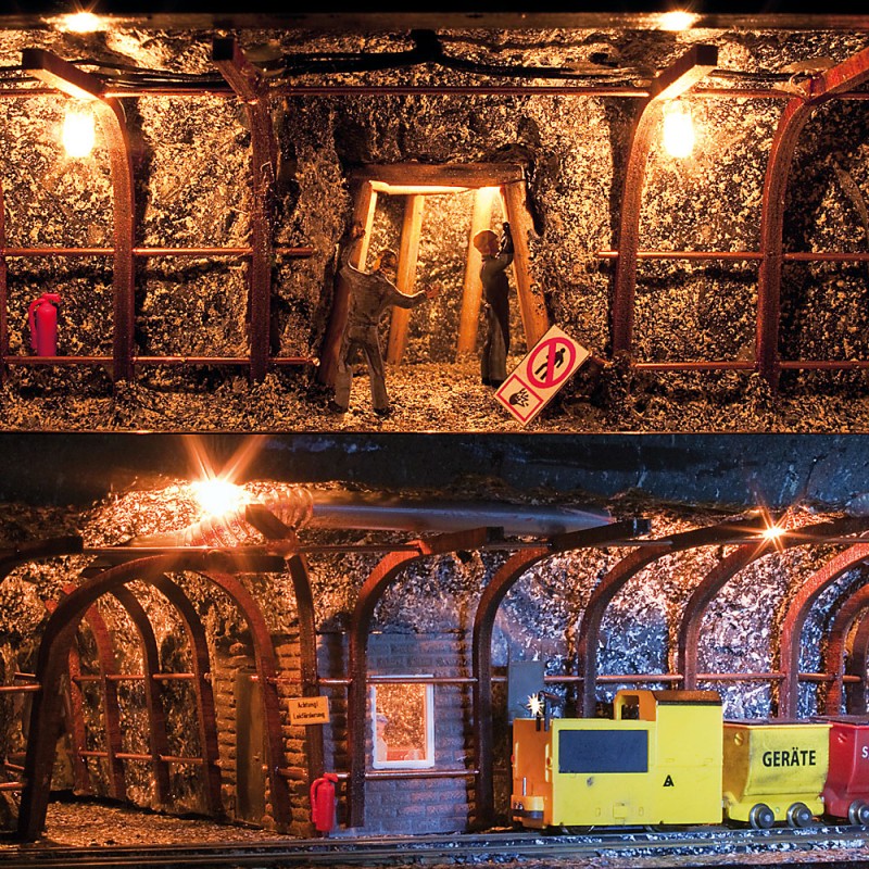 Busch 1473 Stollengestaltungs-Set H0