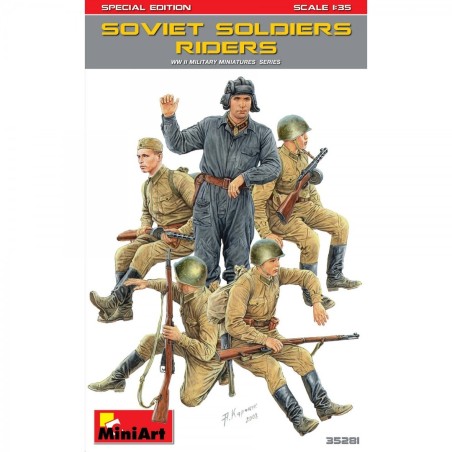 MiniArt 35281 SOVIET SOLDIERS RIDERS. SPECIAL EDITION