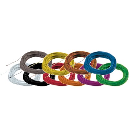 ESU 51945 Hochflexibles Kabel, Durchmesser 0.5mm, AWG36, 2A, 10m Wickel, Farbe grün