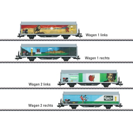 Märklin 48342 Schiebewandwagen-Set SBB
