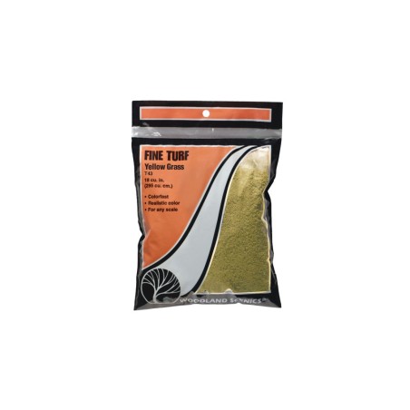 Woodland WT43 Yellow Grass Fine Turf (Bag)
