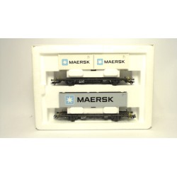 Märklin 47684 DSB Maersk containervognsæt