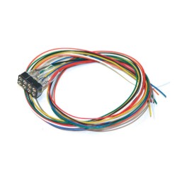 ESU 51950 Kabelsatz mit 8-poliger Buchse nach NEM 652, DCC Kabelfarben, 30cm Länge