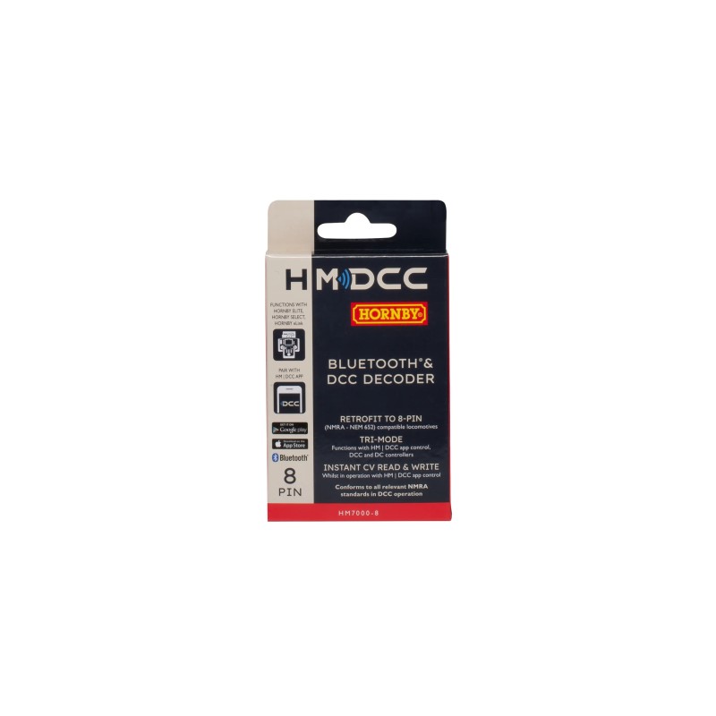 Hornby HM7000-8TXS, Decodificador de sonido DCC con Bluetooth (8 pines Hornby HM7000-8TXS, Decodificador de sonido DCC con Bluetooth (8 pines