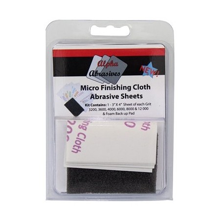 Albion 2050A Micro Finishing Cloth Abrasive Sheets
