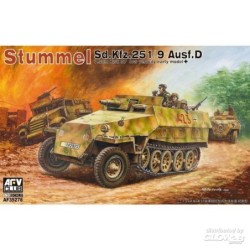 AFV-Club 35278 Stummel Sd.Kfz.251/9 Ausf.D 7,5cm KwK37 in 1:35