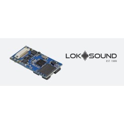 ESU 58816 LokSound 5 micro DCC/MM/SX/M4 "Leerdecoder", 6-pin NEM651, Retail, mit Lautsprecher 11x15mm, Spurweite: 0, H0