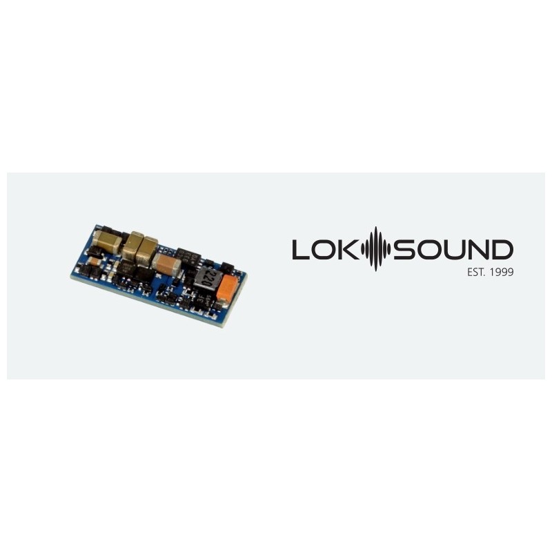 ESU 58923 LokSound 5 Nano DCC »Leerdecoder«, Einzellitzen, mit Lautsprecher 11x15mm, Spurweite: N, TT