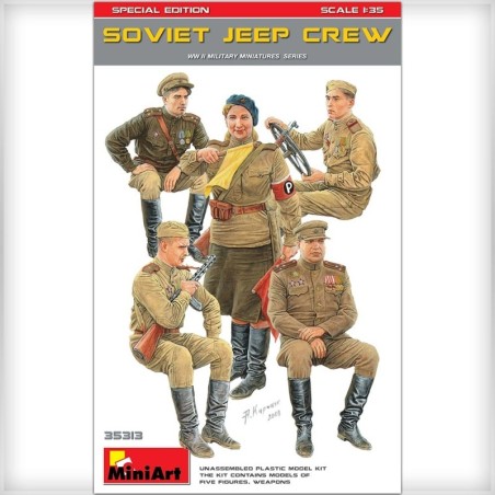 MiniArt 35313 SOVIET JEEP CREW. SPECIAL EDITION