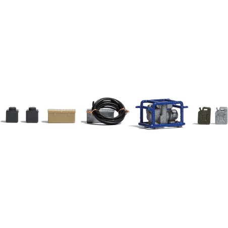 Busch 7800 A-Set : Emergency Generator H0 4001738078008 Busch 7800 A-Set : Emergency Generator H0 4001738078008